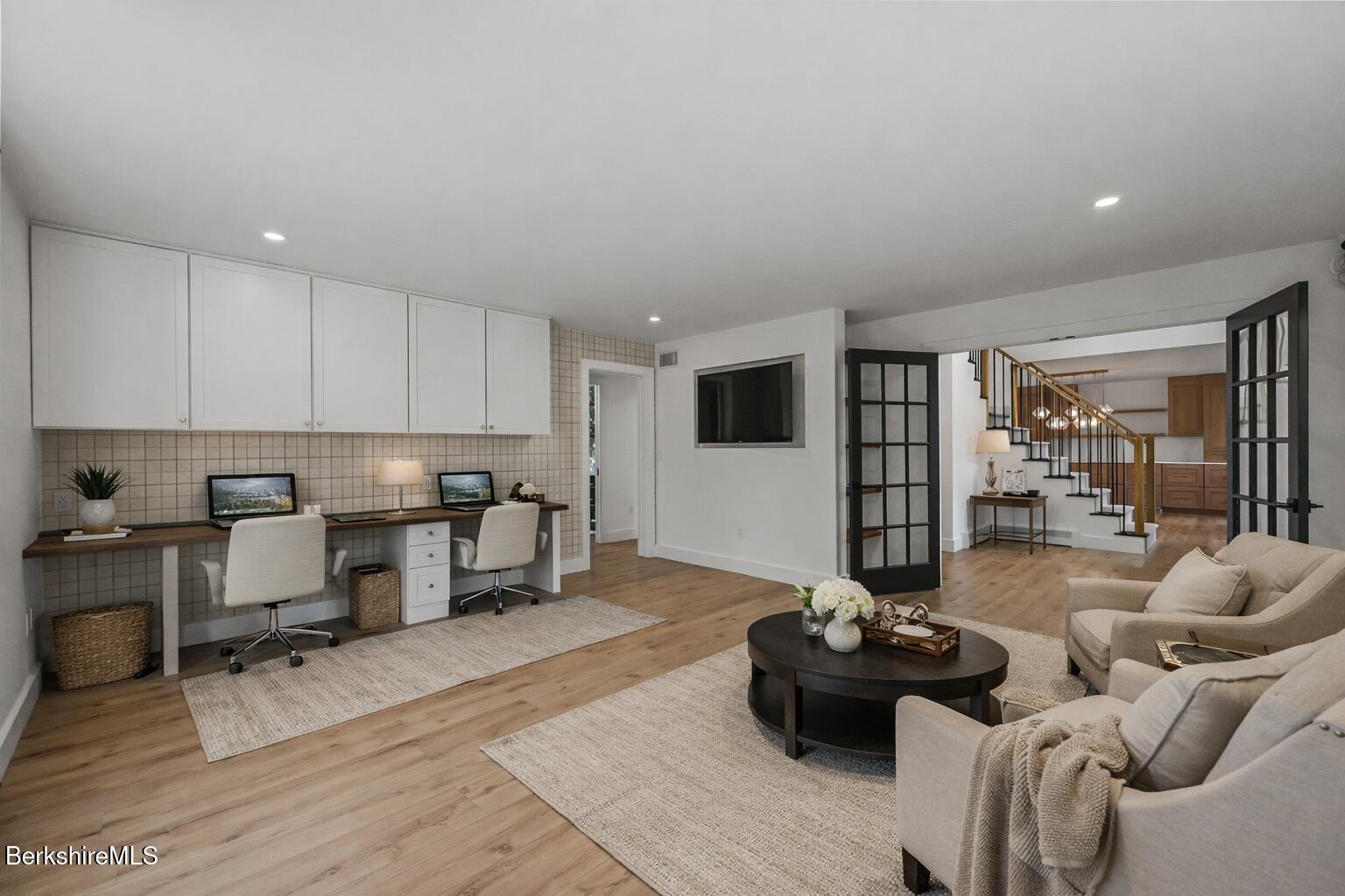 65 Johnson Road Dalton, MA 01226 - Photo 6 of 76 a living room with furniture or couch and a flat screen tv