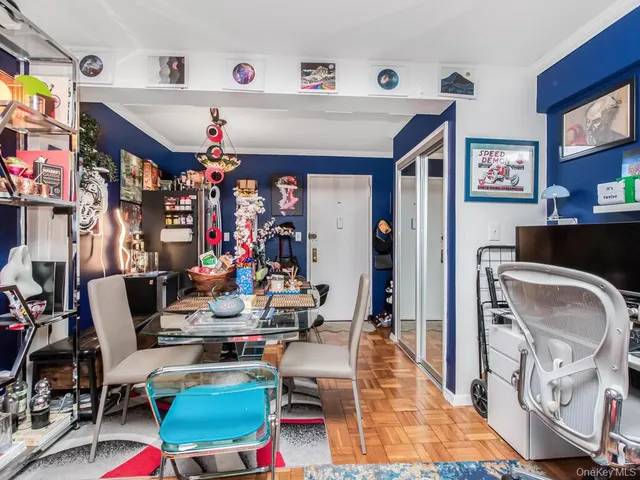 a group of people sitting in a room