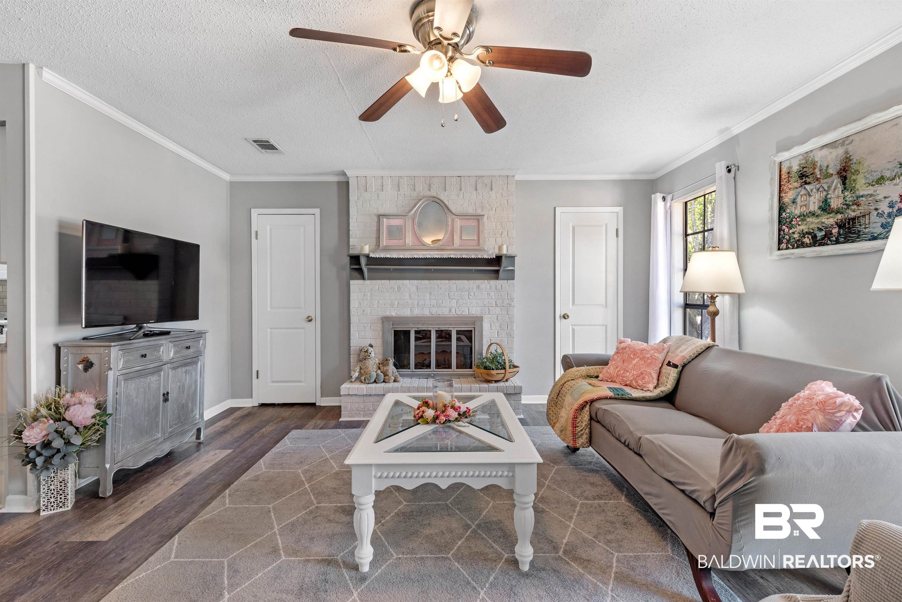 102 Cherry Circle Daphne, AL 36526 - Photo 9 of 46 Living Room Fireplace