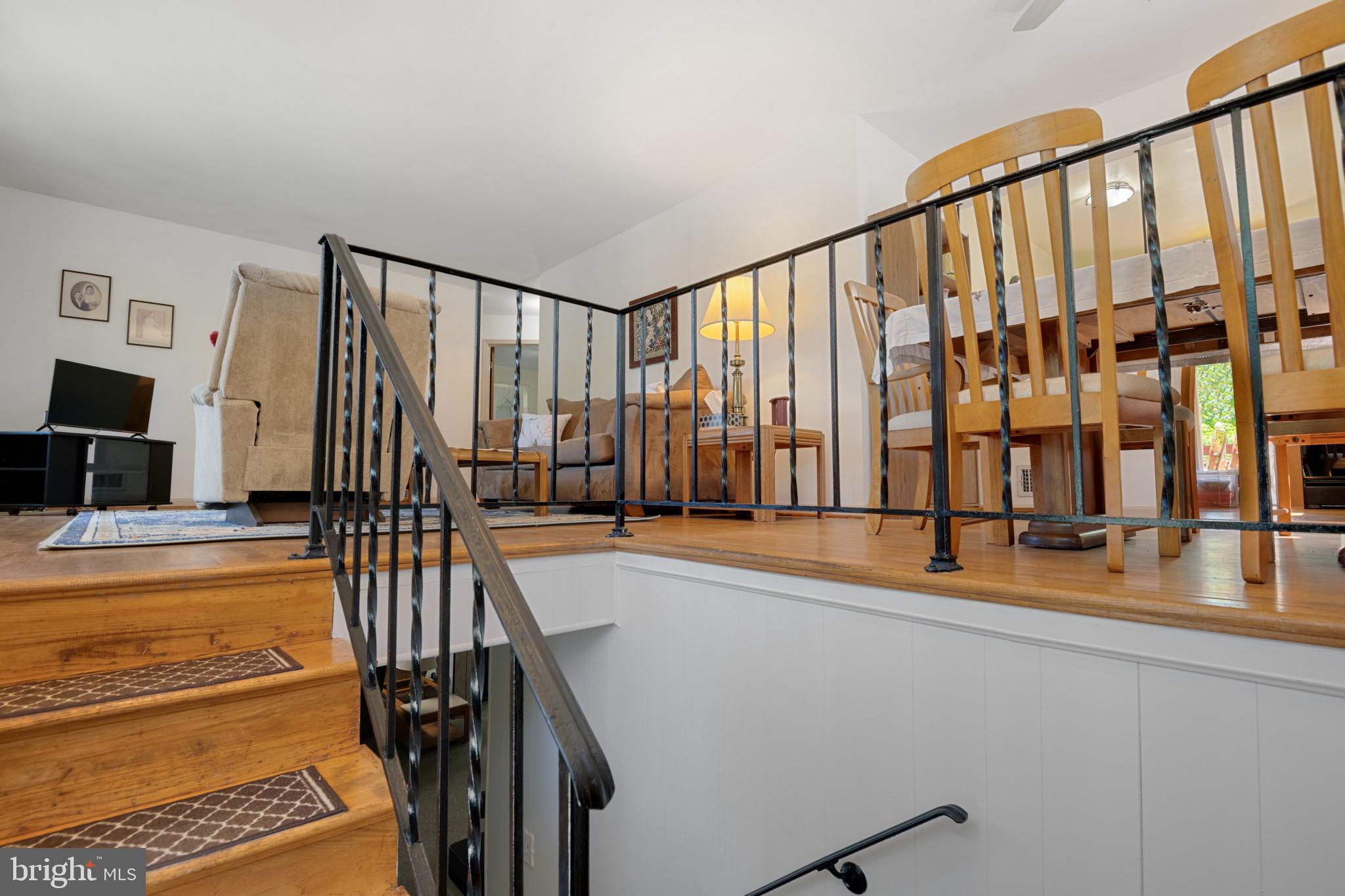 6220 Quebec Place Berwyn Heights, MD 20740 - Photo 7 of 44 Living Room-Stairs To Lower Level