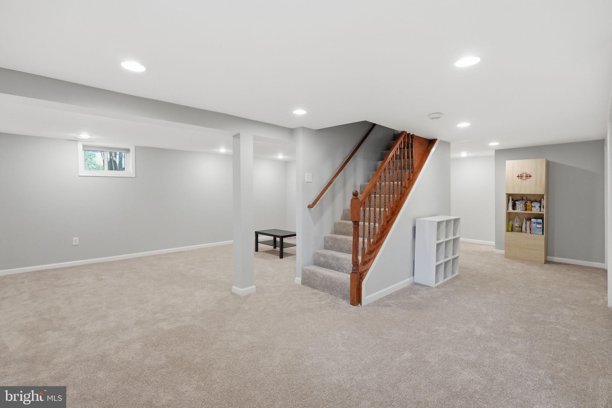 1811 Ednor Road Silver Spring, MD 20905 - Photo 23 of 39 Lower Level Rec Rm w/ New Carpet