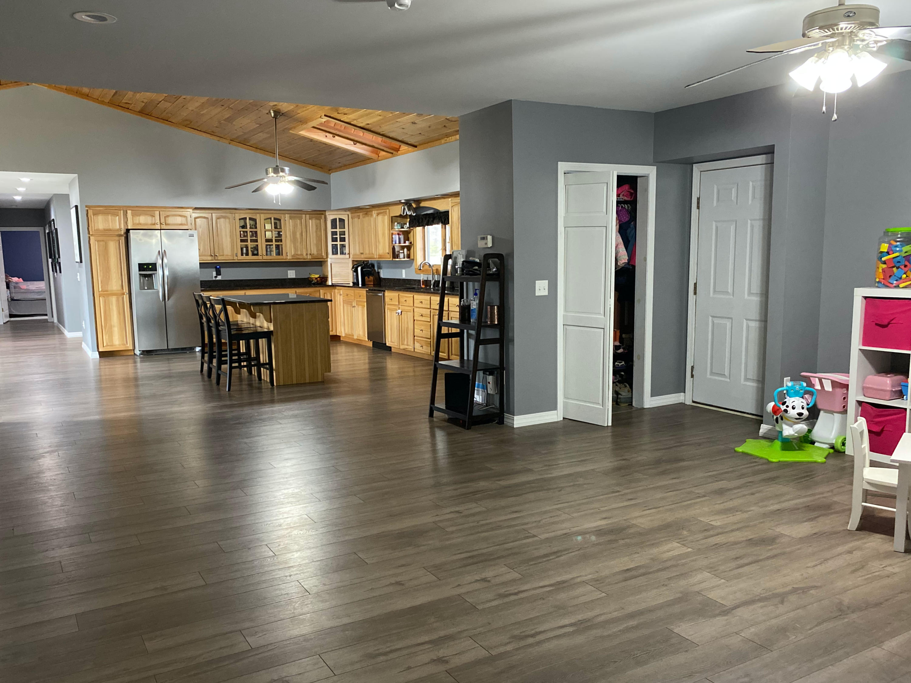 935 Ridge Road Robbinston, ME 04671 - Photo 14 of 33 dining/play room w garage entry at right