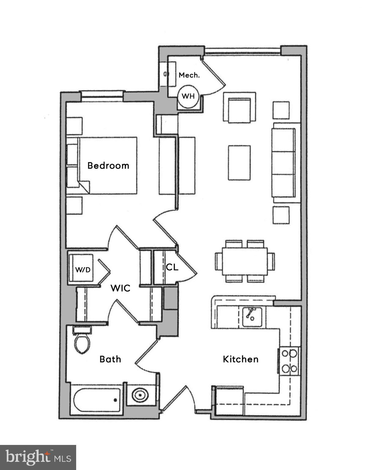 1000 New Jersey Avenue Southeast, Unit 515 Washington, DC 20003 - Photo 2 of 19 a picture of a wall with a white wall