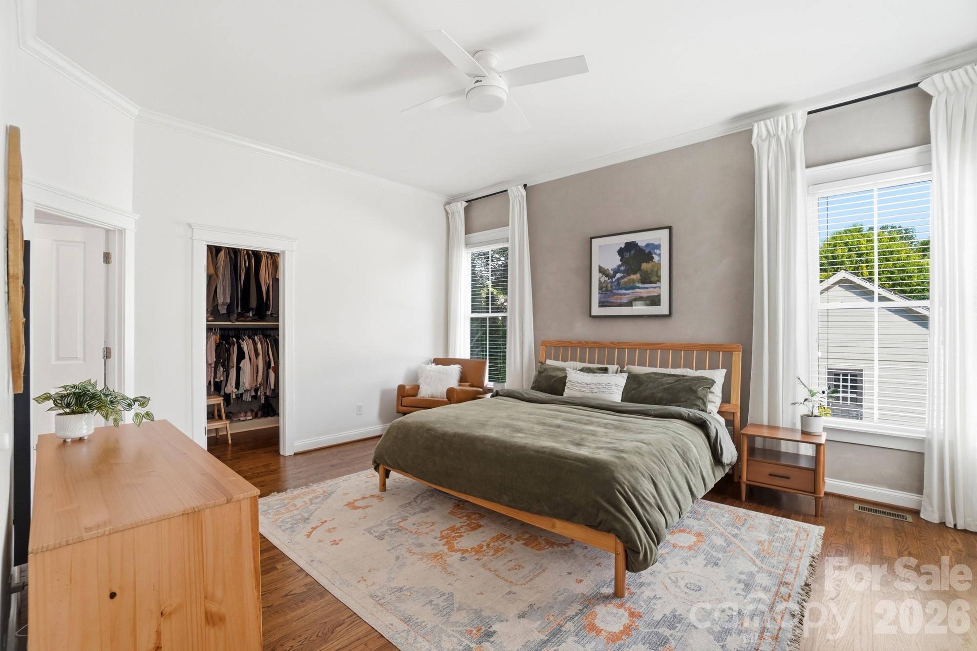 4333 Birkshire Heights Fort Mill, SC 29708 - Photo 20 of 48 a bedroom with a bed and a flat screen tv