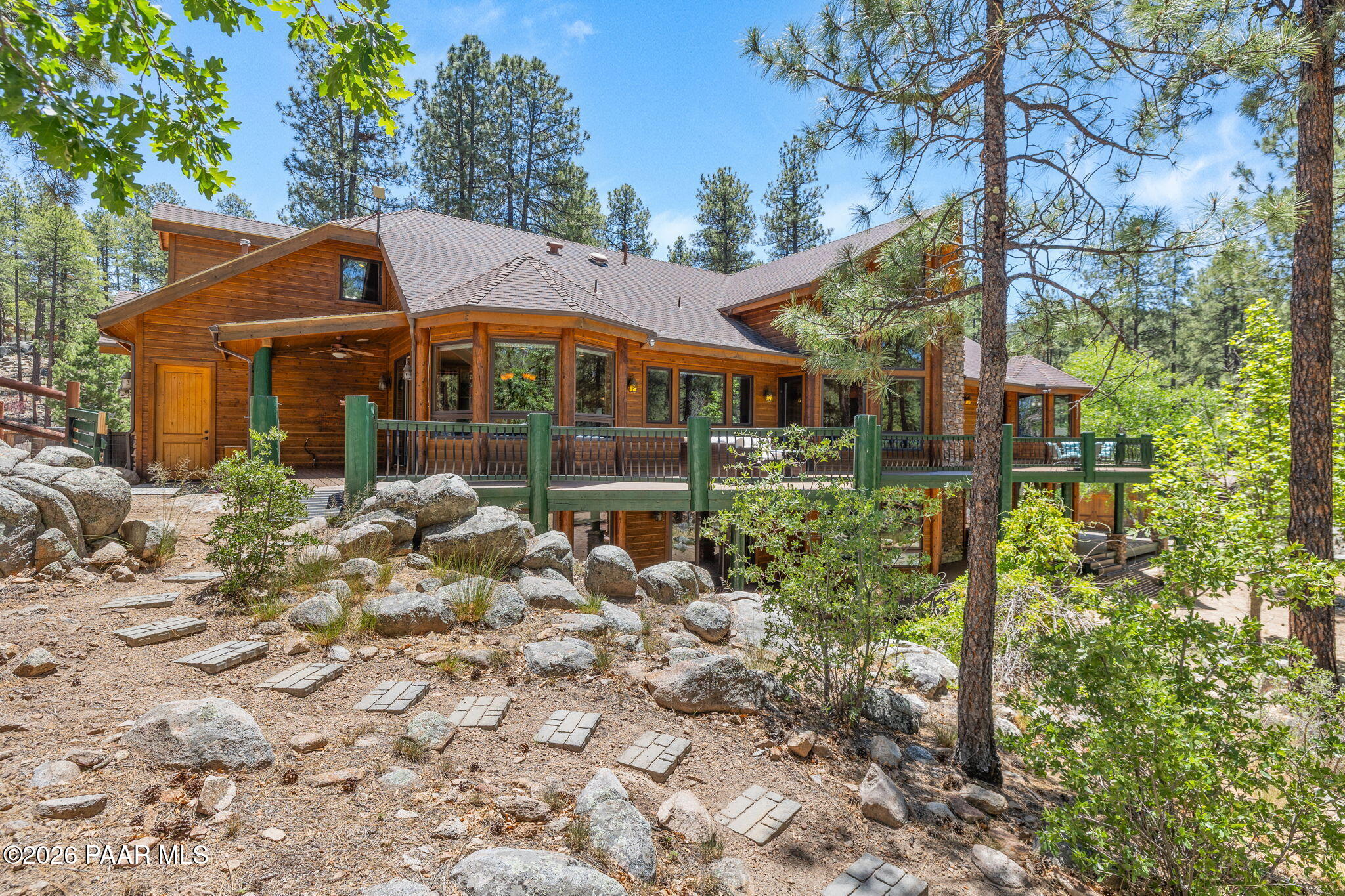 5140 East Charcoal Kiln Road Prescott, AZ 86303 - Photo 103 of 140 a front view of a house with a yard