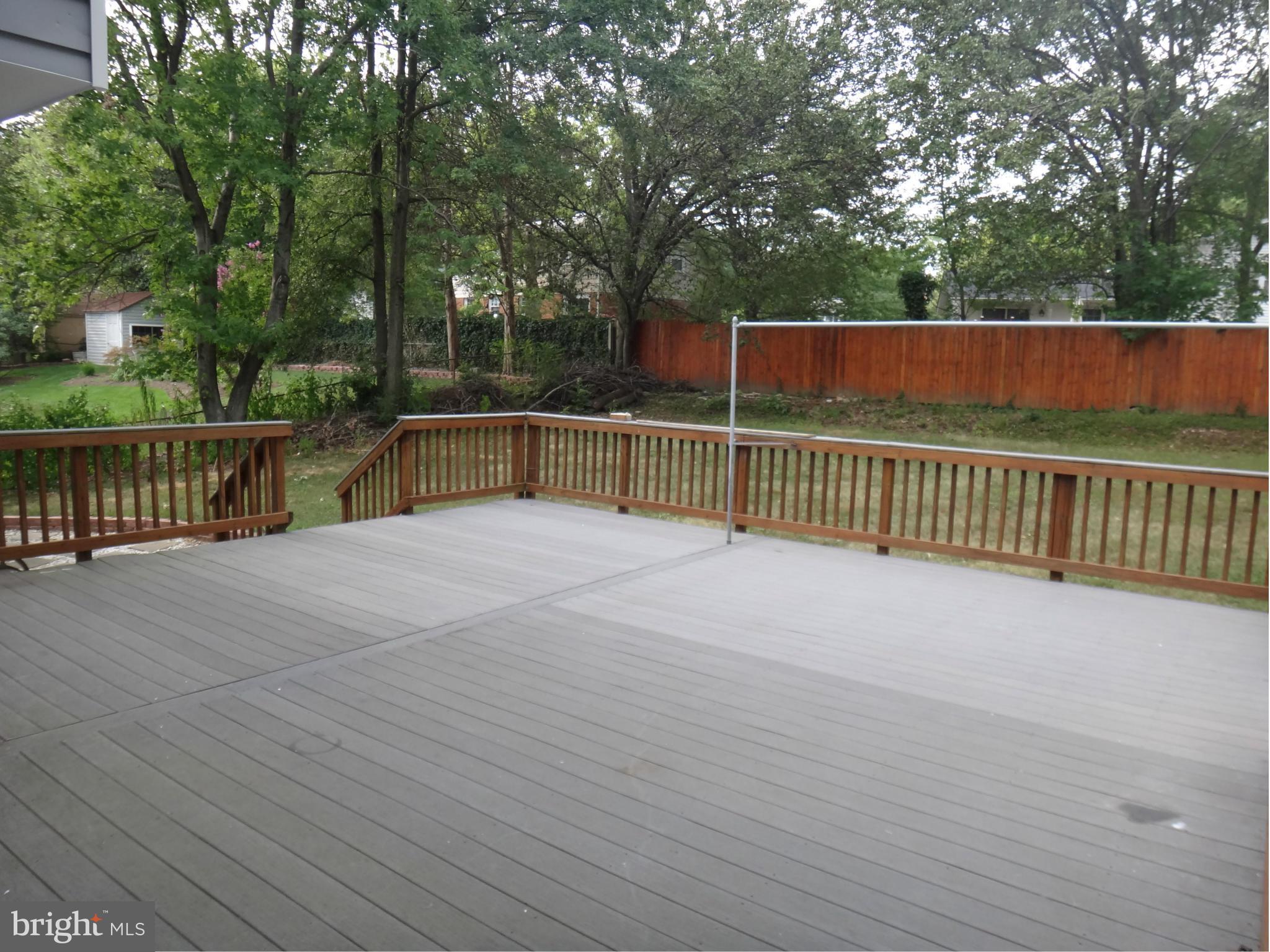 6534 Deepford Street Springfield, VA 22150 - Photo 22 of 25 Exterior (Rear) Deck