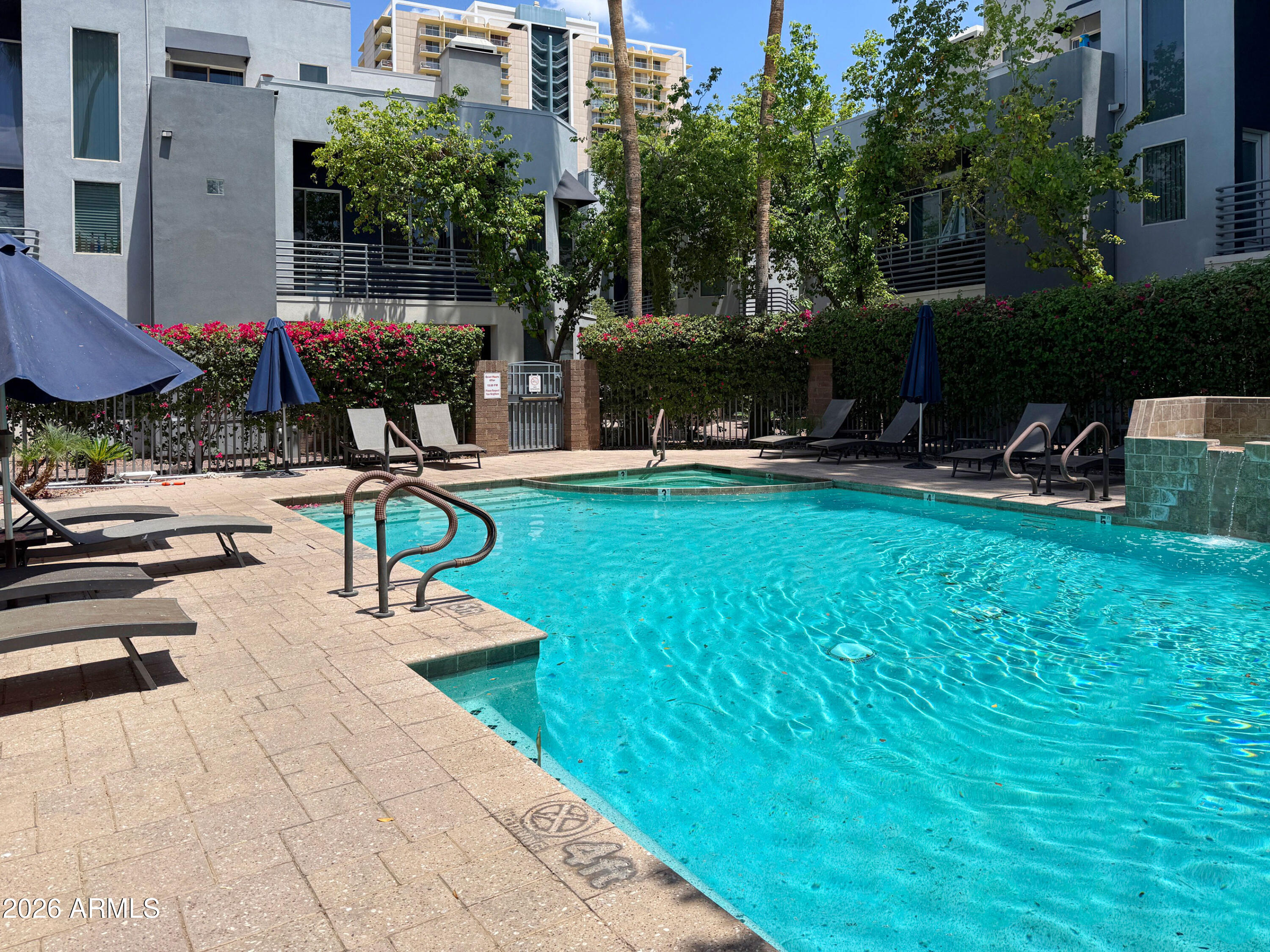 3633 North 3rd Avenue, Unit 1027 Phoenix, AZ 85013 - Photo 27 of 29 a view of a backyard with sitting area and furniture