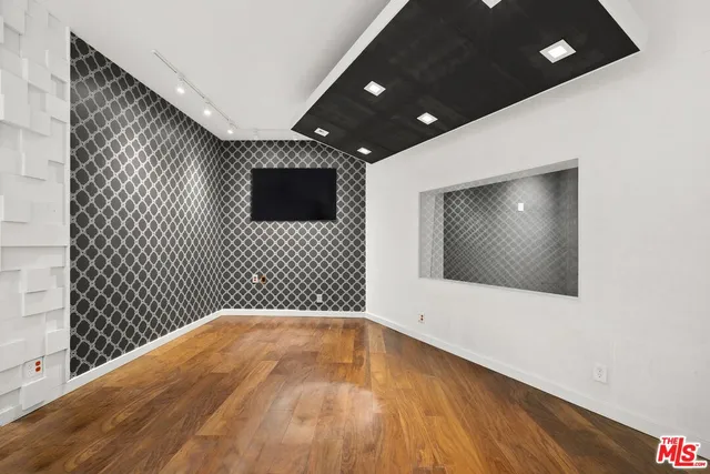 a view of a projector room