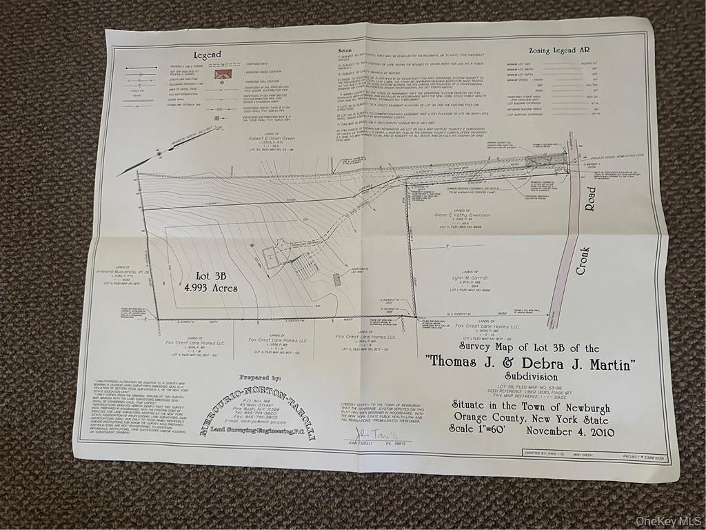 Cronk Road Wallkill, NY 12589 - Photo 3 of 11 Survey map