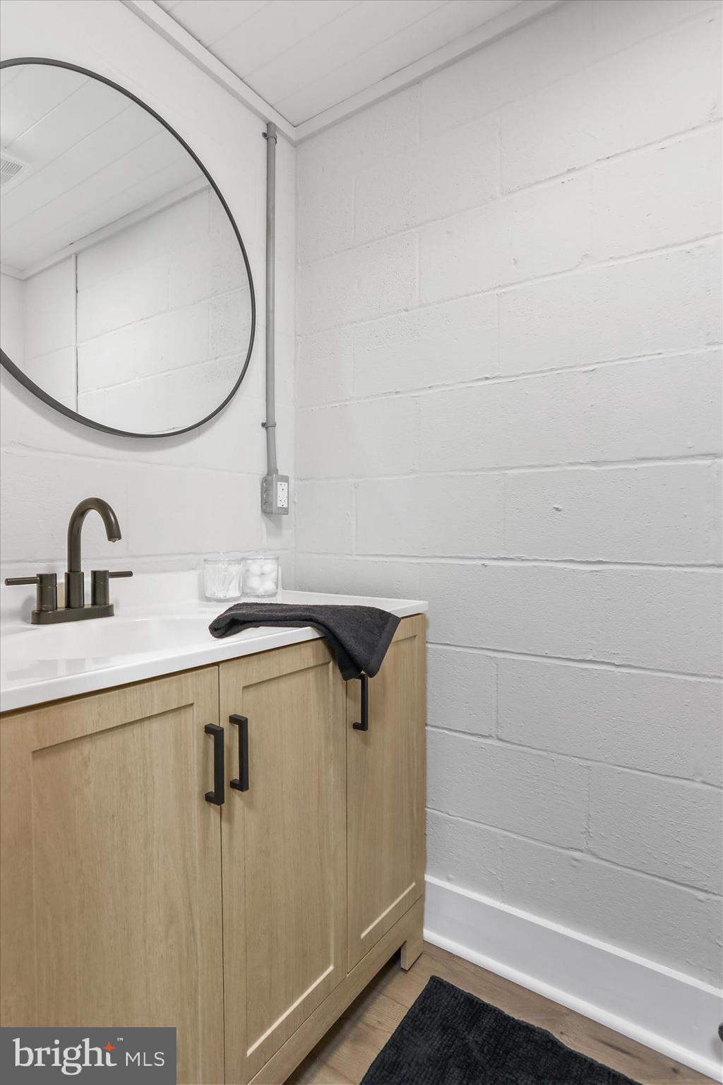10 Linden Boulevard Middletown, MD 21769 - Photo 17 of 28 a bathroom with a sink and a mirror