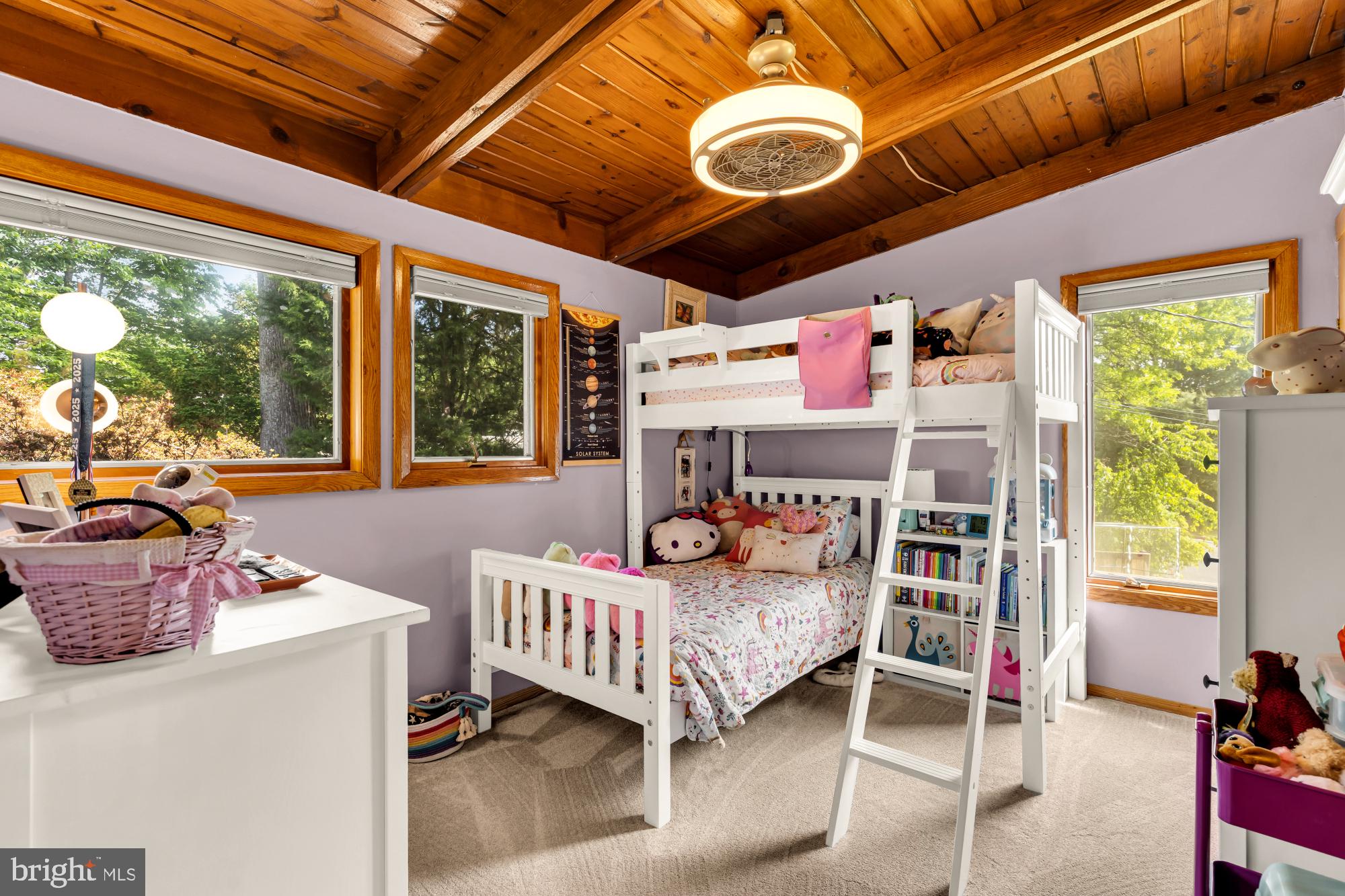 3018 Pine Spring Road Falls Church, VA 22042 - Photo 28 of 52 a bedroom with furniture and a large window