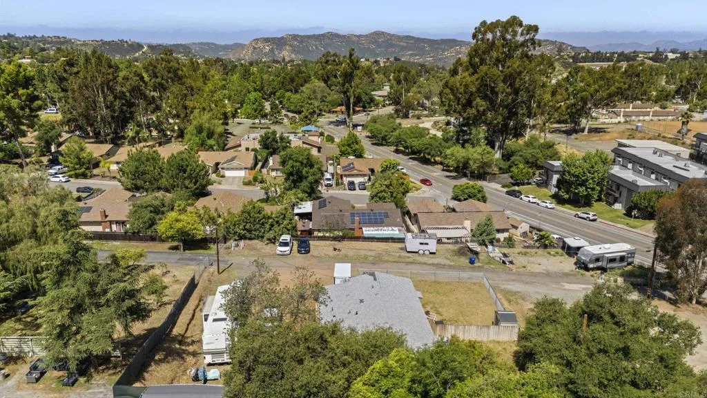 1419 Flo Drive Alpine, CA 91901 - Photo 18 of 27 an aerial view of residential house with parking and trees