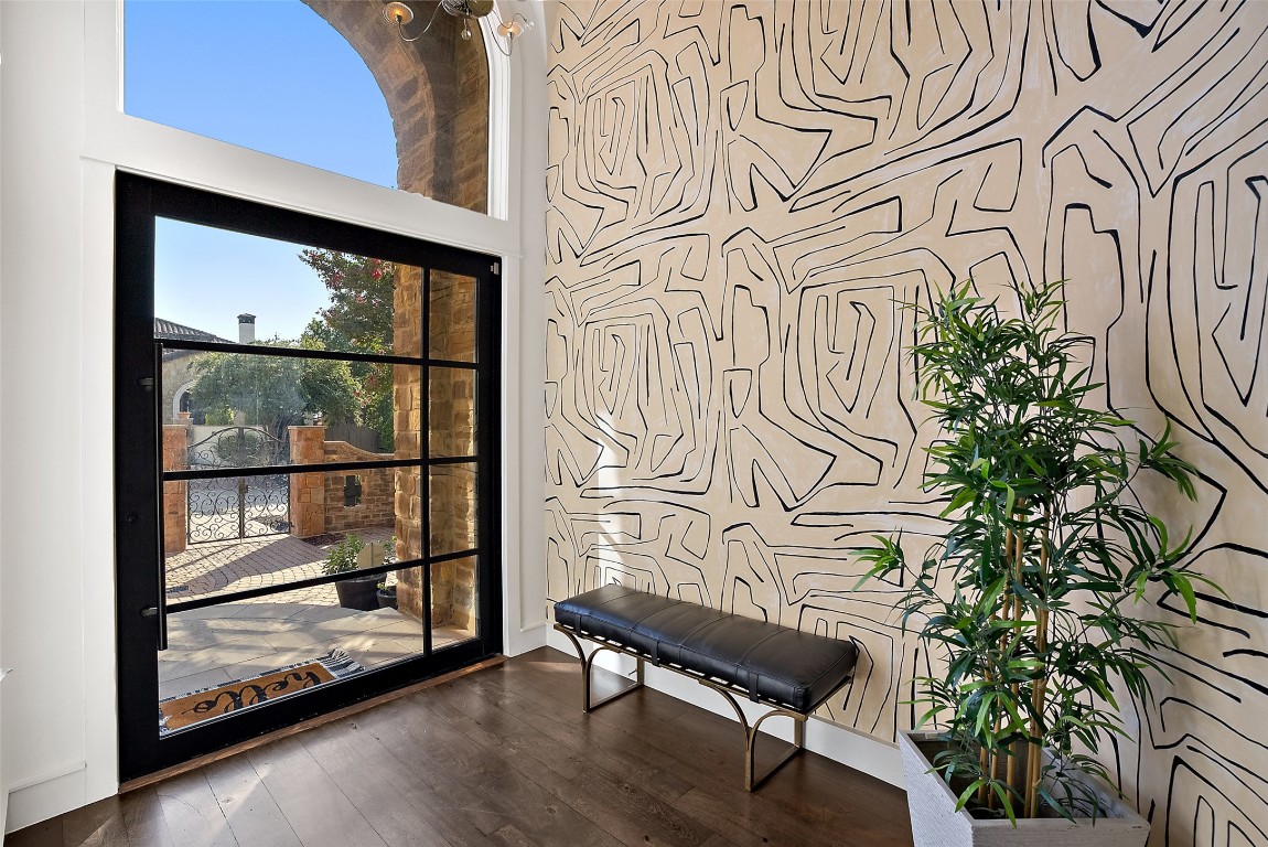 7025 Cielo Azul Pass Austin, TX 78732 - Photo 28 of 35 a view of a entryway with wooden floor