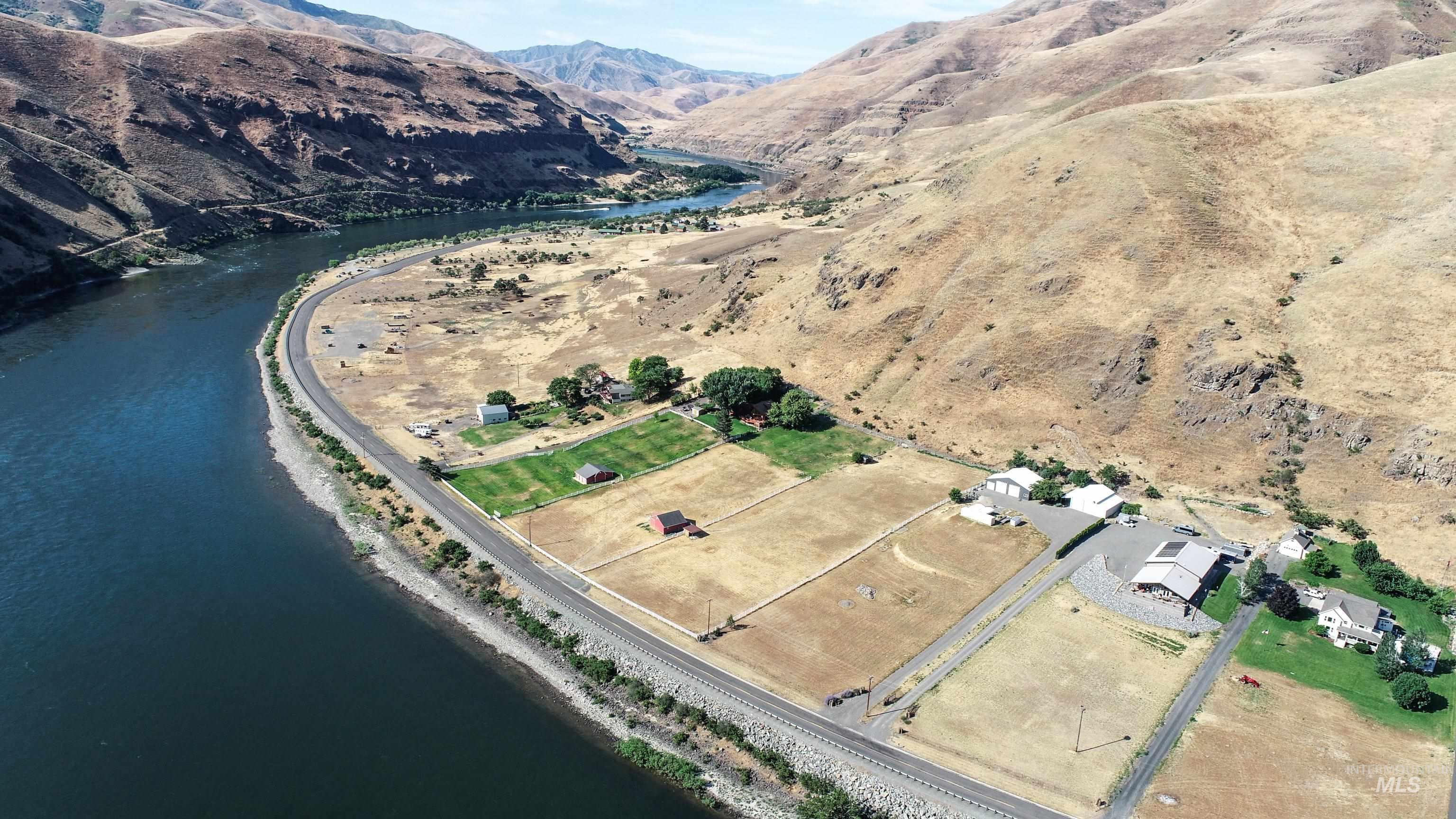 Tbd Snake River Road Asotin, WA 99402 - Photo 2 of 15 Aerial overview of property's location featuring a water and mountain view