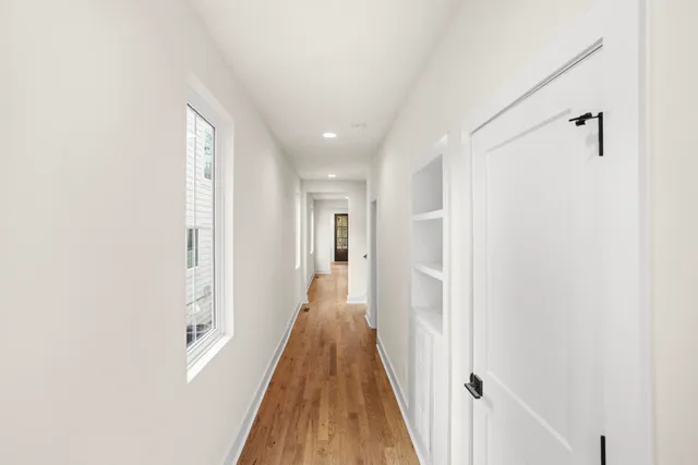 wooden floor in an empty room