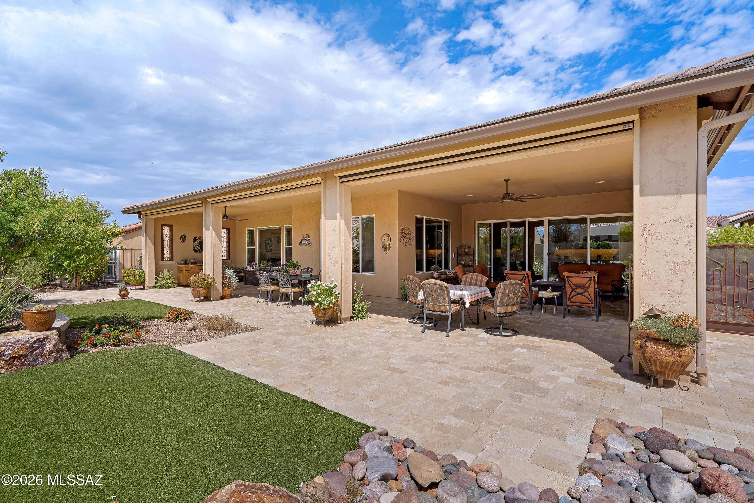 31579 South Misty Basin Road Oracle, AZ 85623 - Photo 37 of 48 Extended Covered Patio