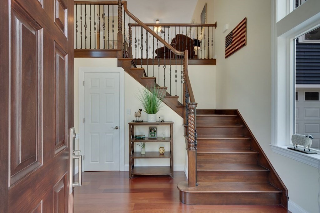 233 Ashburnham State Road Westminster, MA 01473 - Photo 7 of 42 a view of entryway with wooden floor and stairs