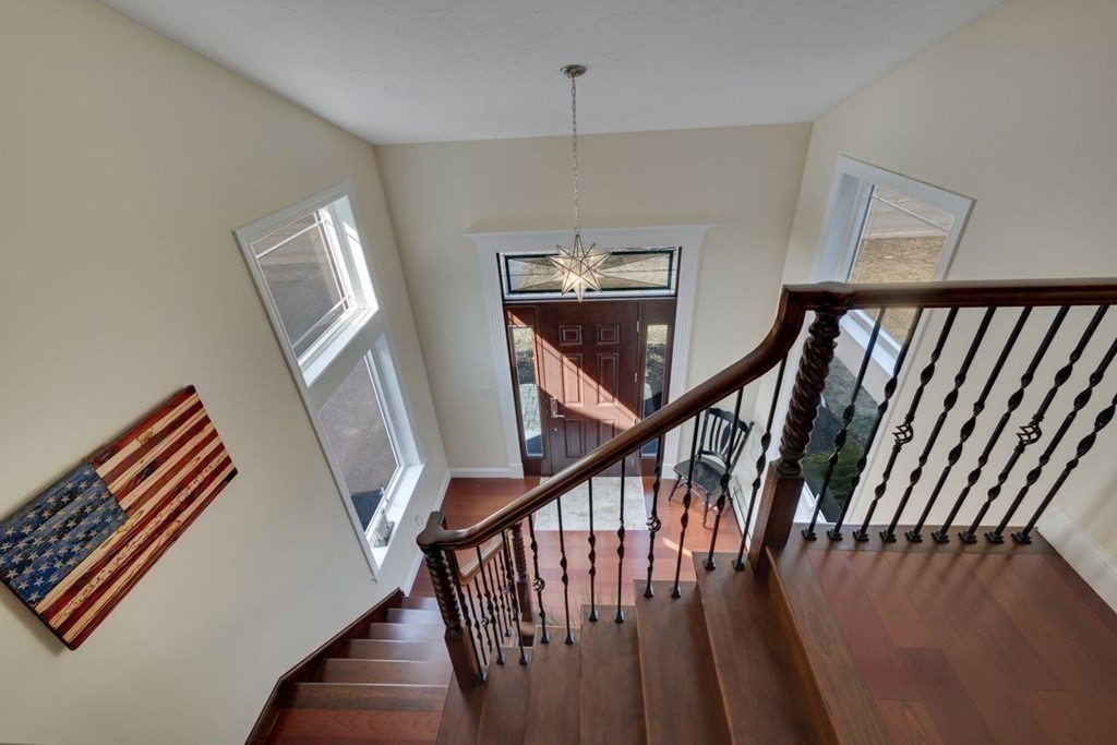 233 Ashburnham State Road Westminster, MA 01473 - Photo 8 of 42 a view of staircase with railing and white walls