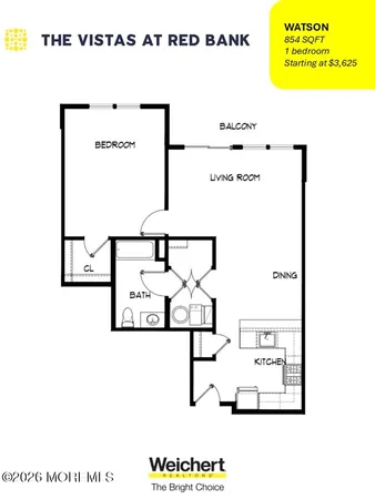 $3,800 | 120 Monmouth Street, Unit WATSON205, Red Bank, NJ 07701