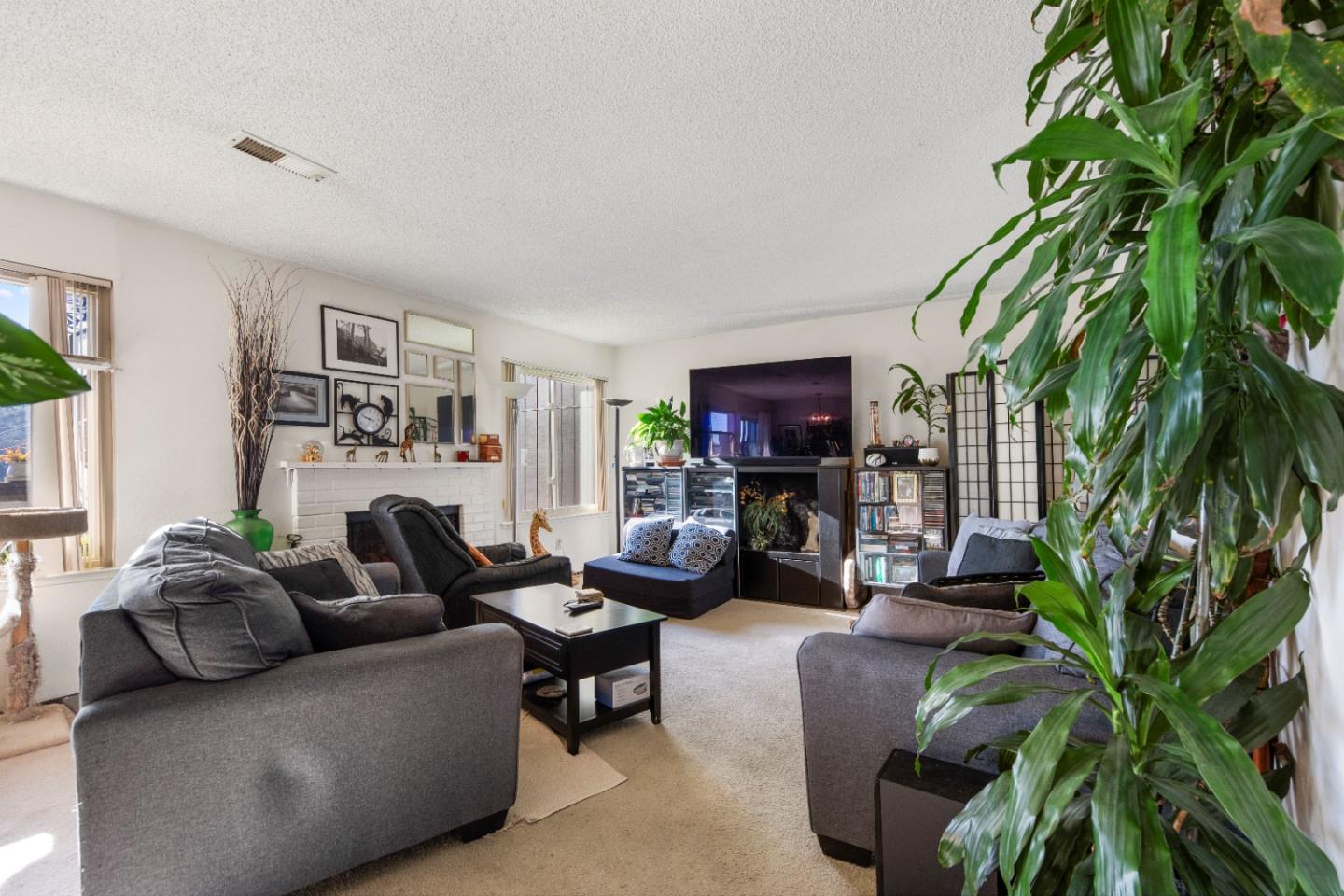 46 Grass Court Novato, CA 94949 - Photo 19 of 21 a living room with furniture and a potted plant