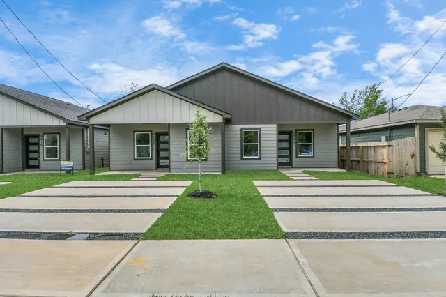 a house with a outdoor space