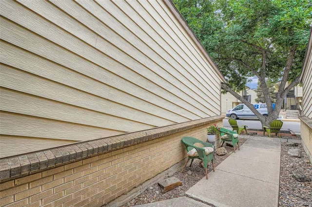 front view of a house with a street