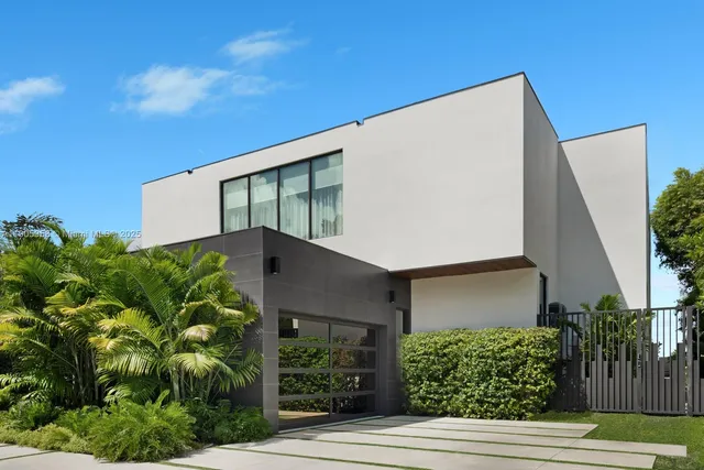 a front view of a building with street view