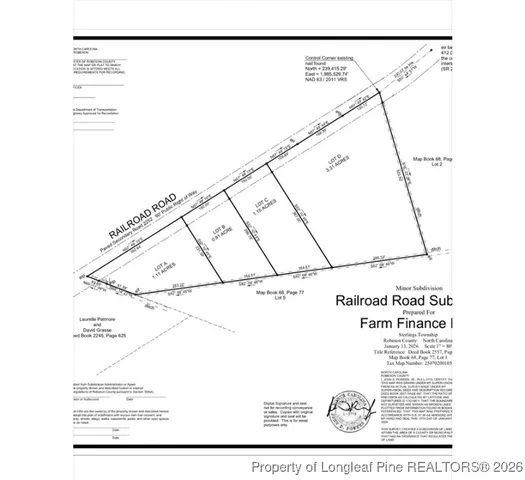 $30,000 | Lot D Railroad Road, Orrum, NC 28369