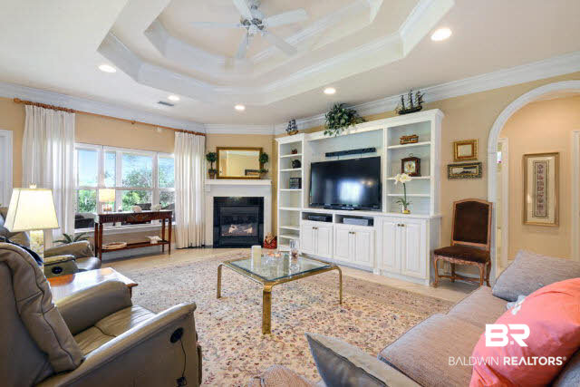 4782 Pine Court Orange Beach, AL 36561 - Photo 3 of 15 21.10 x 15.9 Built Ins Fireplace Open Concept