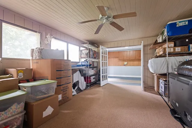 a view of a storage & utility room