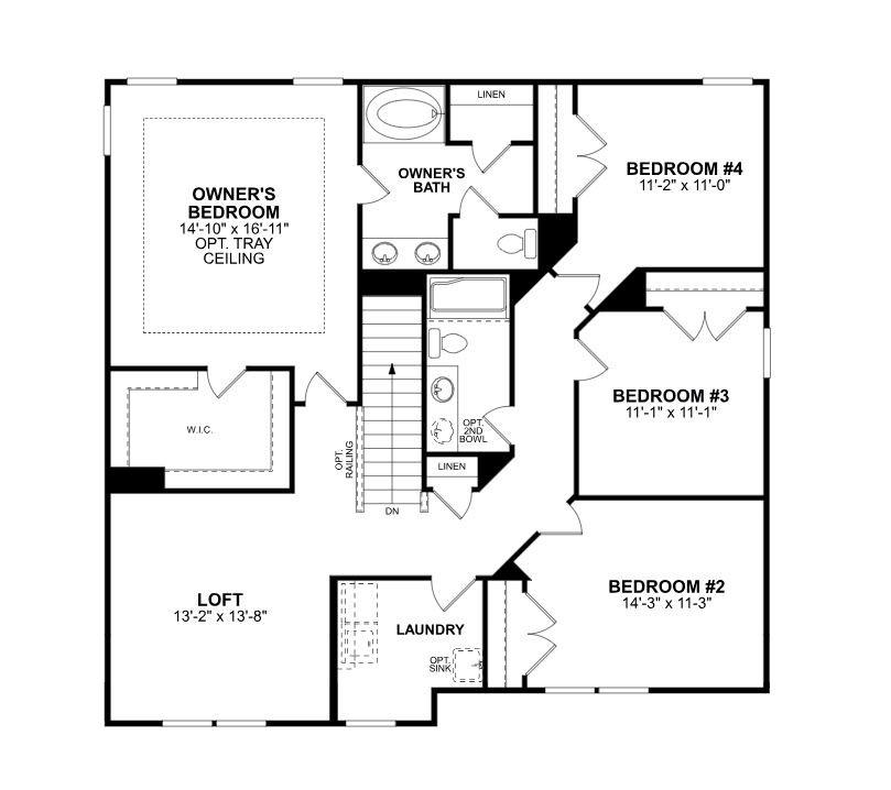 1735 Boulder Rdg Drive Gastonia, NC 28052 - Photo 3 of 7 a picture of a floor plan