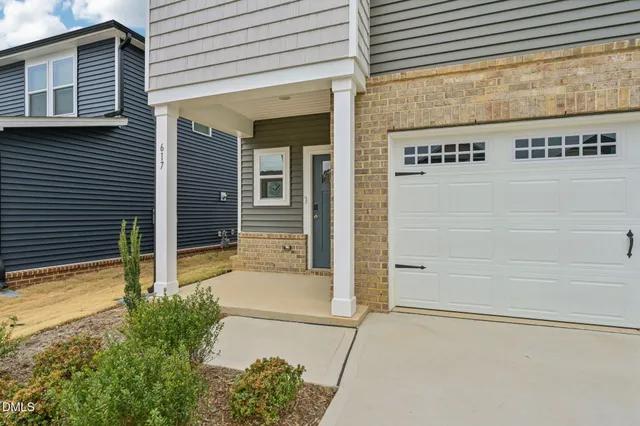 a view of a door of the house