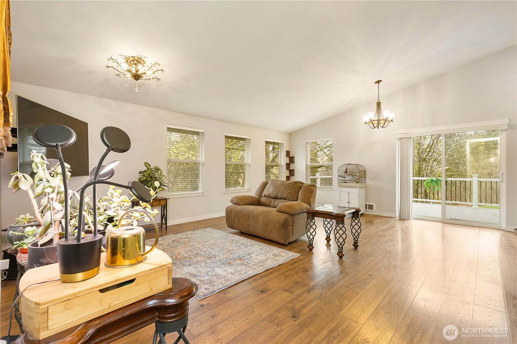 25122 Florence Acres Road Monroe, WA 98272 - Photo 11 of 30 a living room with furniture and a large window