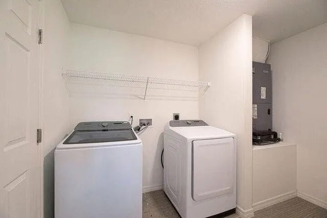 a front view of house with yard and seating area