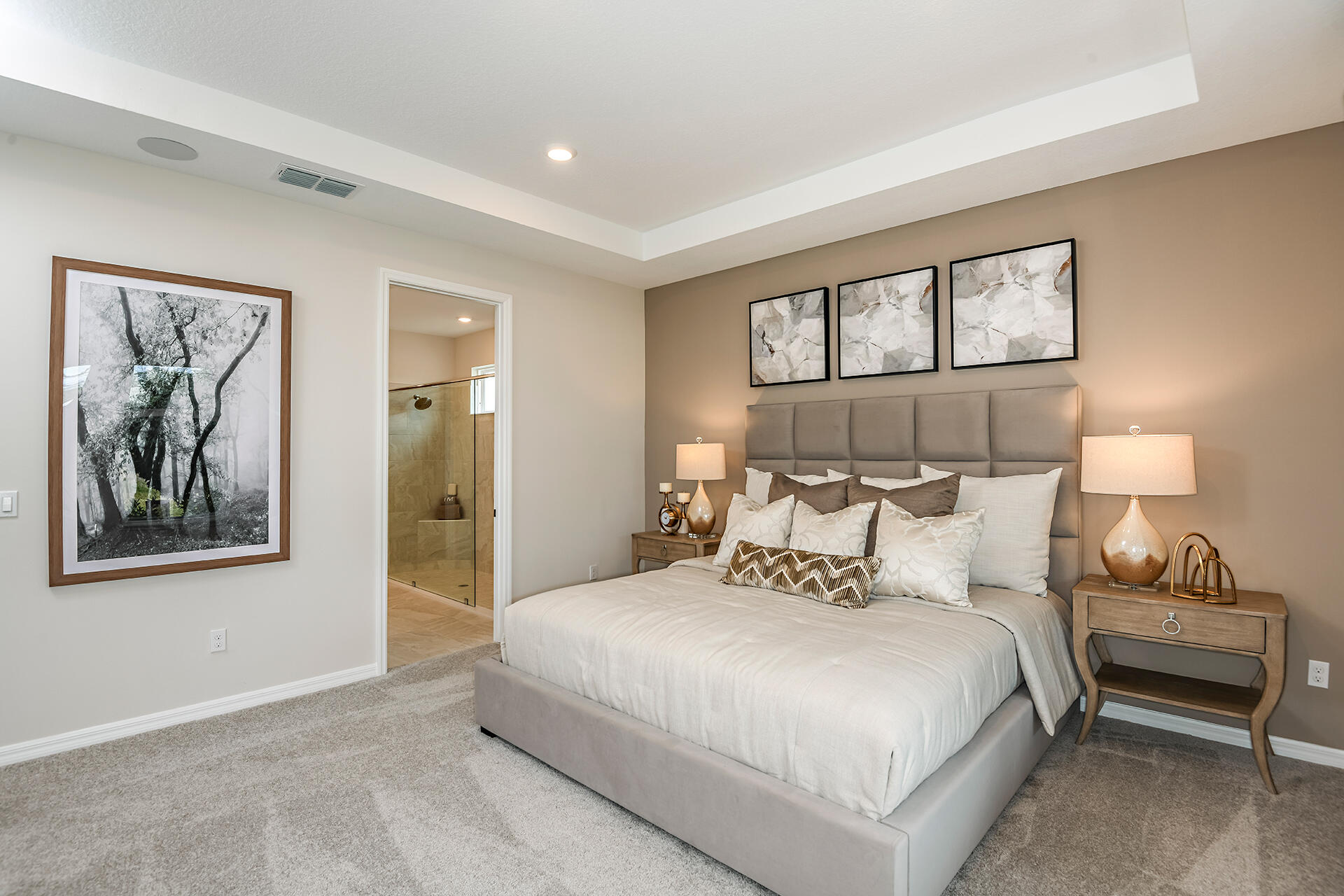 593 Southeast Ranch Oak Circle Port St. Lucie, FL 34984 - Photo 10 of 35 a bedroom with a bed and a window