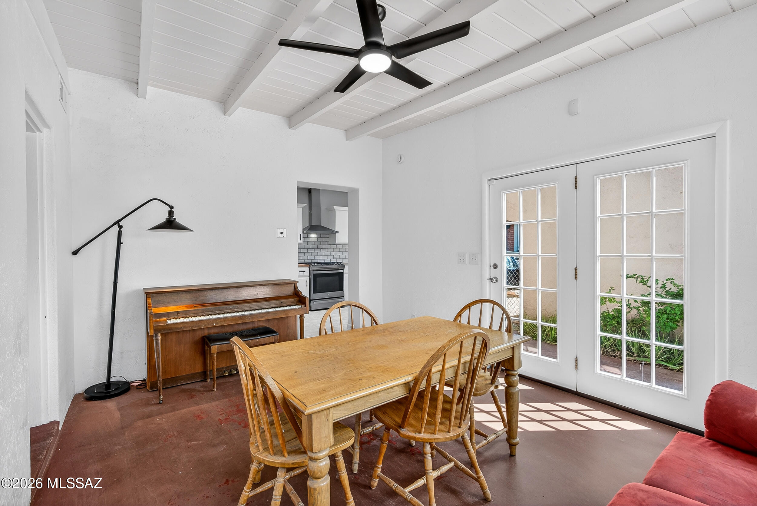 1412 East Spring Street Tucson, AZ 85719 - Photo 18 of 43 a view of a dining room with furniture window and outside view