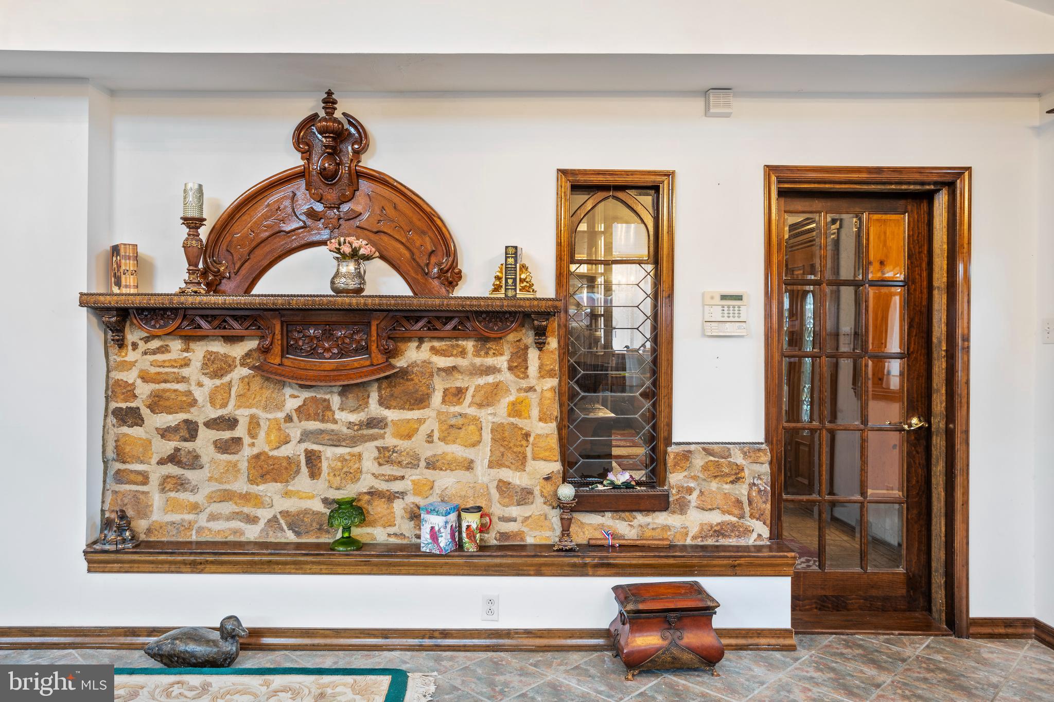 831 Cricket Road Secane, PA 19018 - Photo 24 of 35 Decorative Mantle in Sunroom