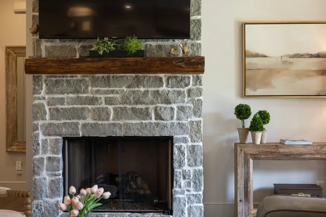 a closeup of a sink with a potted plant