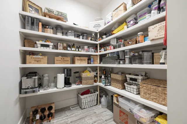 a view of a bathroom from the hallway