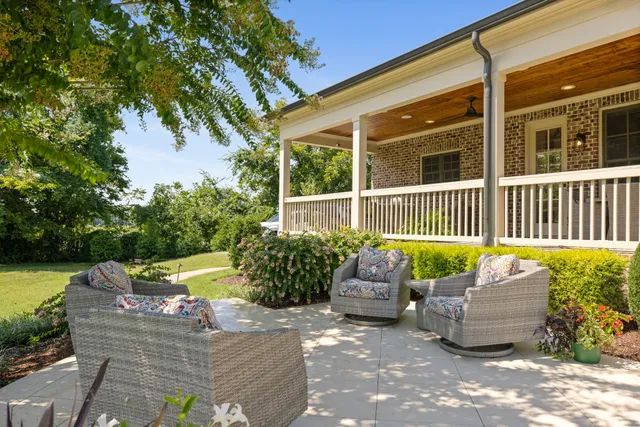a view of a city with mountains in the background