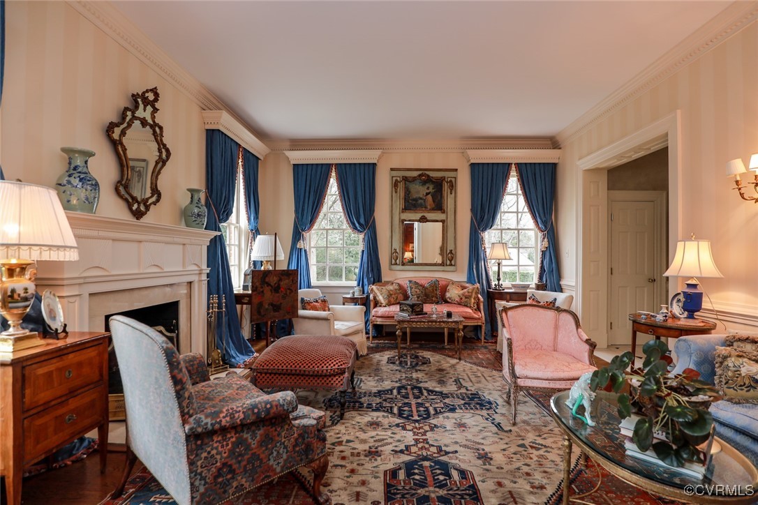 207 Massie Road Richmond, VA 23221 - Photo 8 of 50 Formal Living Room. Valances are included and matc