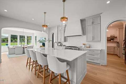 a workspace with furniture and window