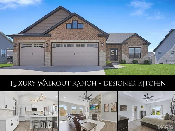 $525,000 | 212 Meridian Oaks Drive, Glen Carbon, IL 62034