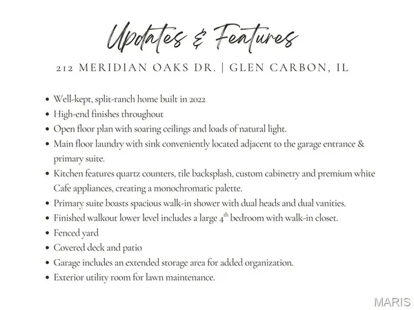 $525,000 | 212 Meridian Oaks Drive, Glen Carbon, IL 62034