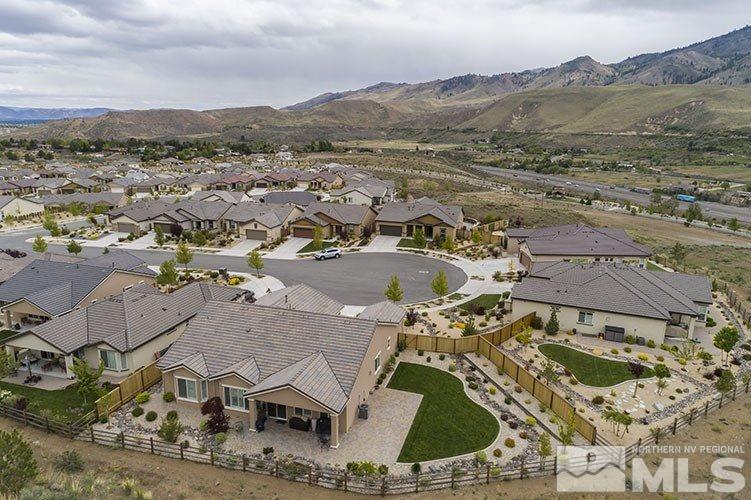 9285 Sassafras Trail Reno, NV 89523 - Photo 26 of 28 an aerial view of residential houses with outdoor space