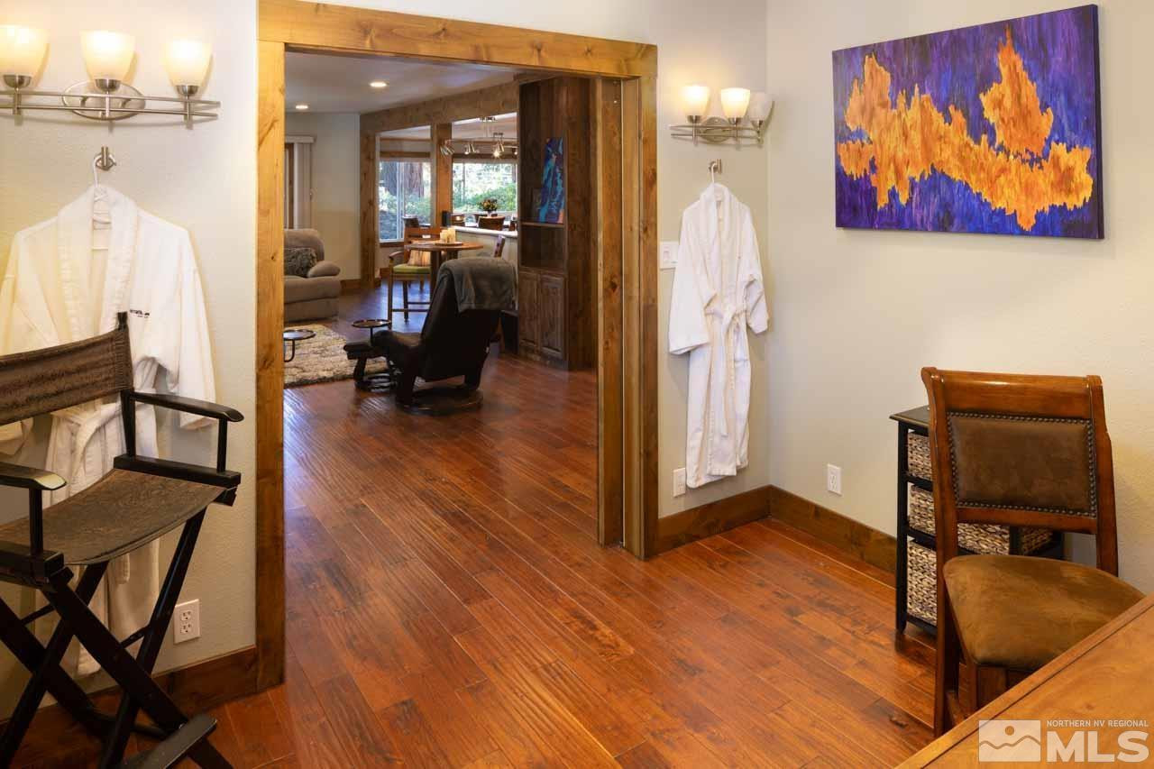 633 Riven Rock Road Zephyr Cove, NV 89448 - Photo 18 of 41 a view of a room with gym equipment