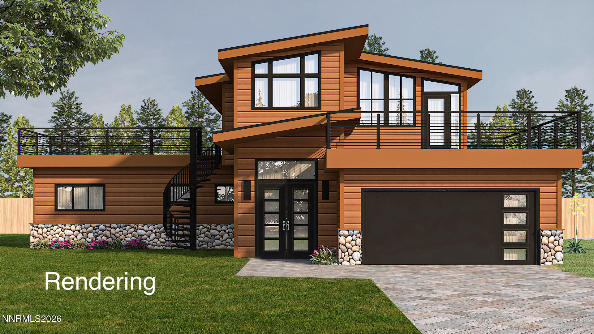 633 Riven Rock Road Zephyr Cove, NV 89448 - Photo 2 of 41 a front view of a house with garden