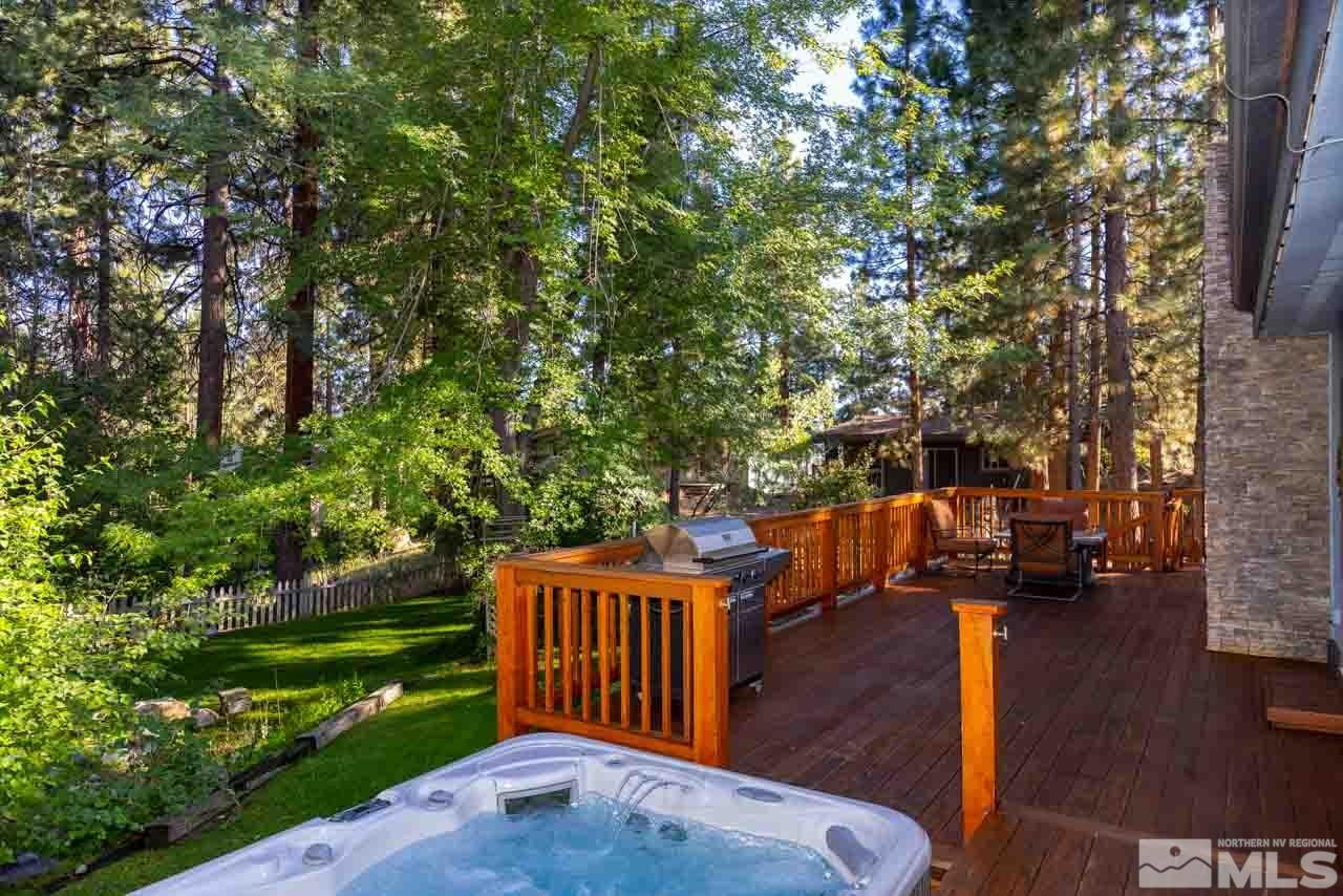 633 Riven Rock Road Zephyr Cove, NV 89448 - Photo 3 of 41 a view of a backyard with seating area