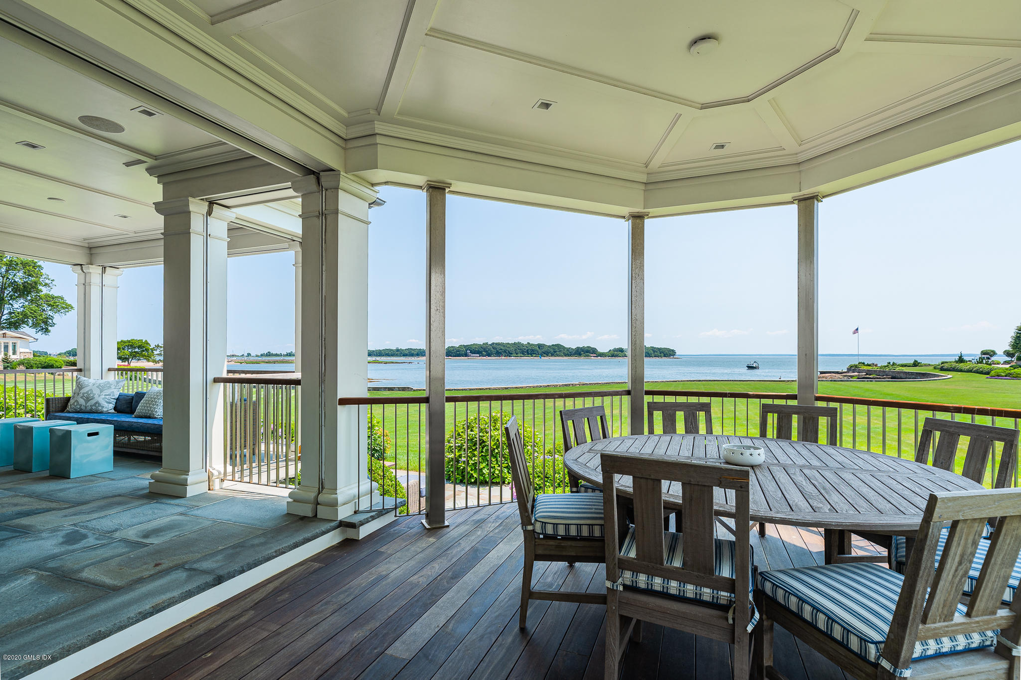 22 Pilot Rock Lane Riverside, CT 06878 - Photo 16 of 40 a view of a patio with swimming pool