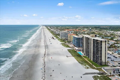 a view of a city with tall buildings